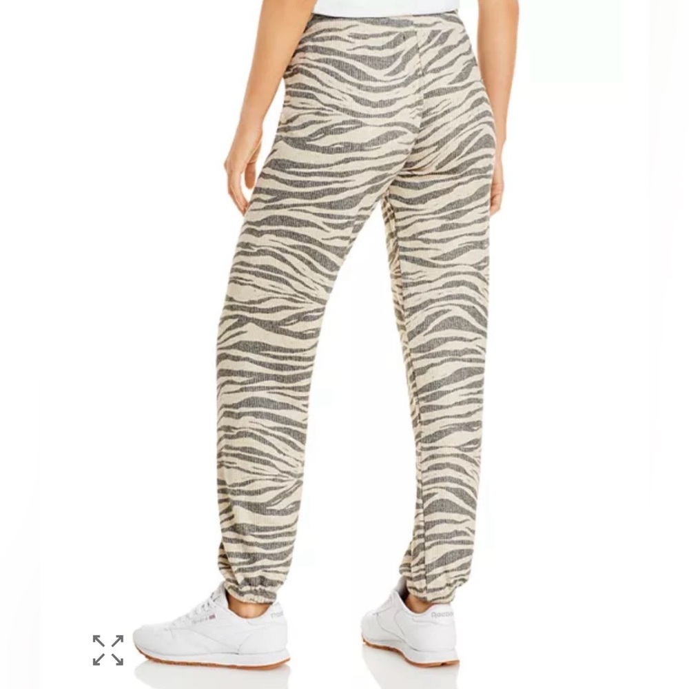 LNA Zebra Print Ribbed Pants in Size XS (NWT) Retail $148
